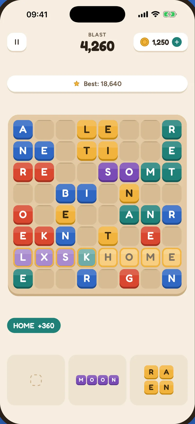 Block Words screenshot
