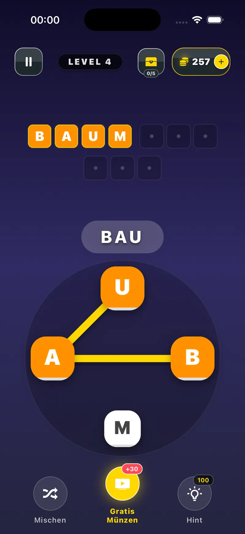 Word Orbit gameplay